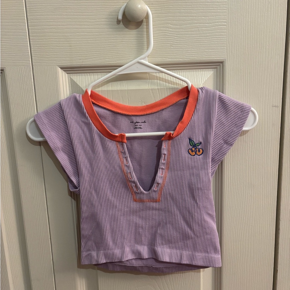 Purple and Orange Top